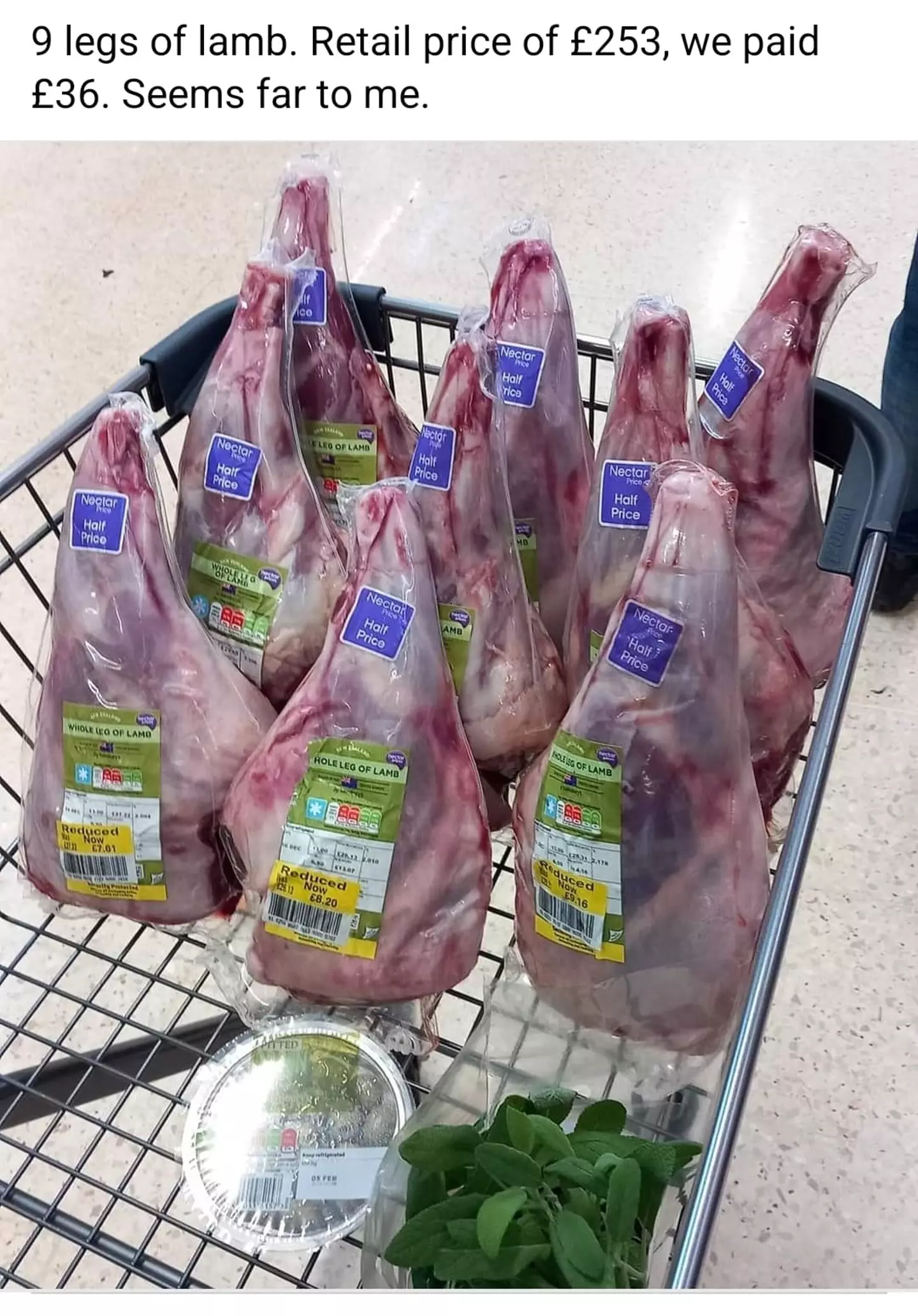 A Facebook user uploaded a picture of their friend's shop to social media.