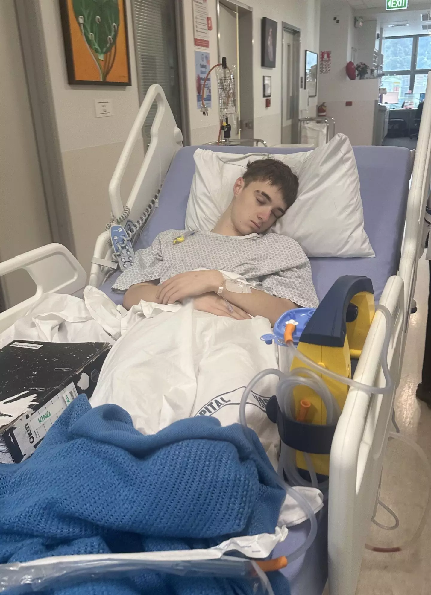 King's left lung collapsed (Kennedy News and Media)