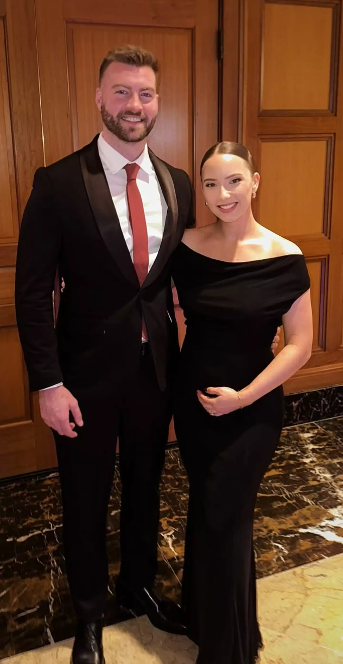 Eminem's daughter, Hailie Jade, and her husband, Evan McClintock, have now welcomed their first child together (Instagram/@hailiejade)