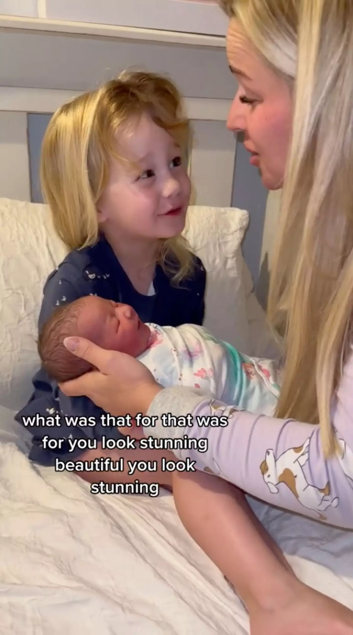 Jade was able to bring Lottie home to her little sister Marli just ten hours later.