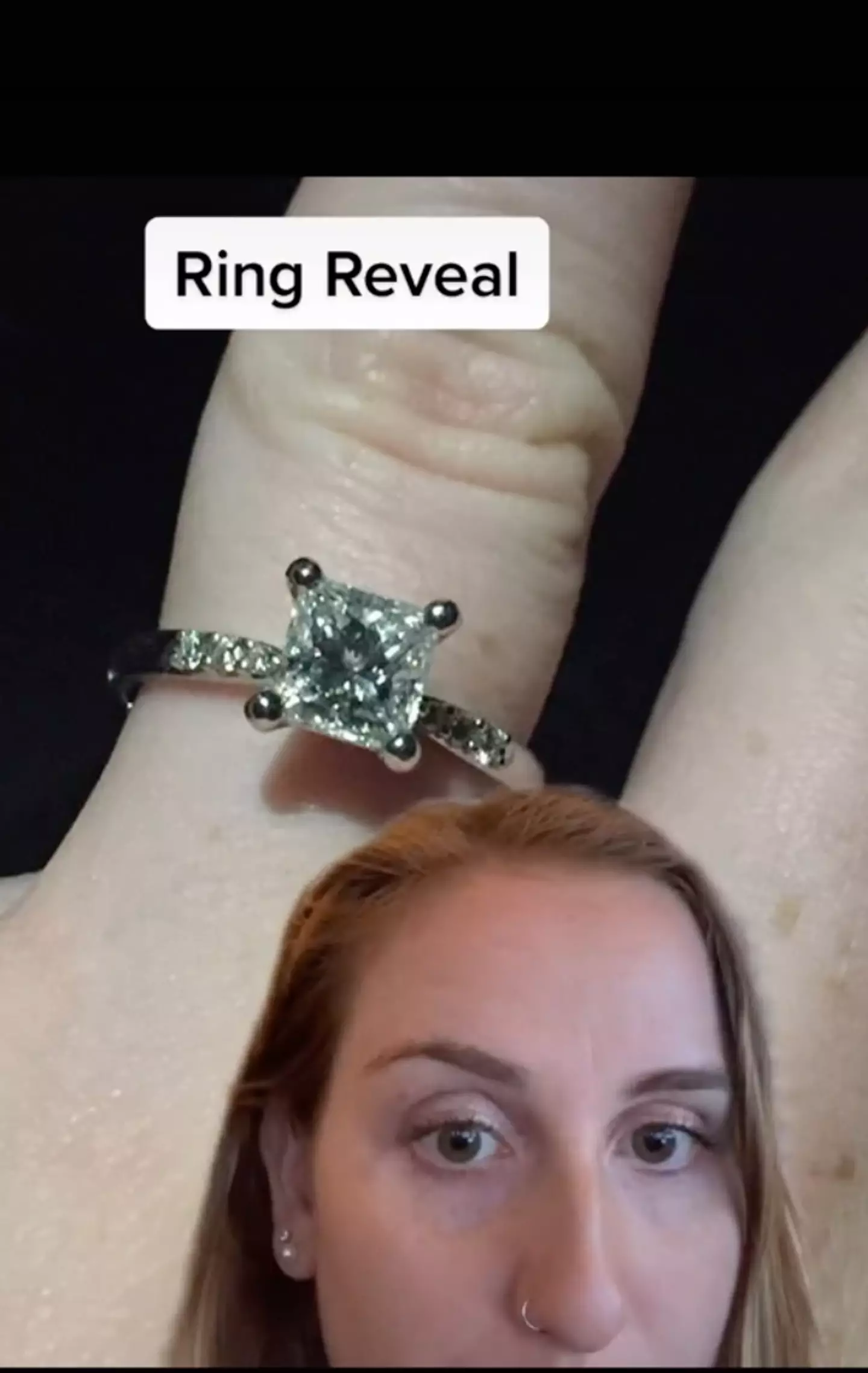 The original ring she wasn't a fan off (