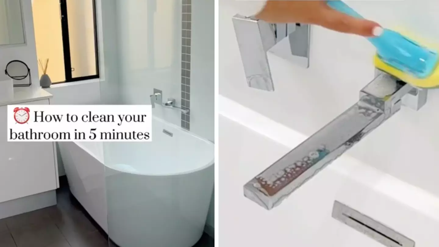 Woman shares cheap bathroom cleaning hack