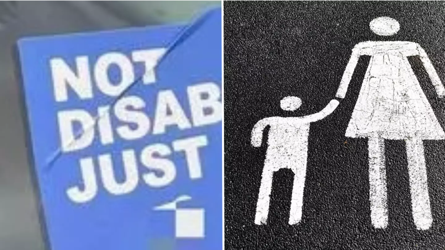 Mum left disgusted after finding nasty sticker on car window while with her children