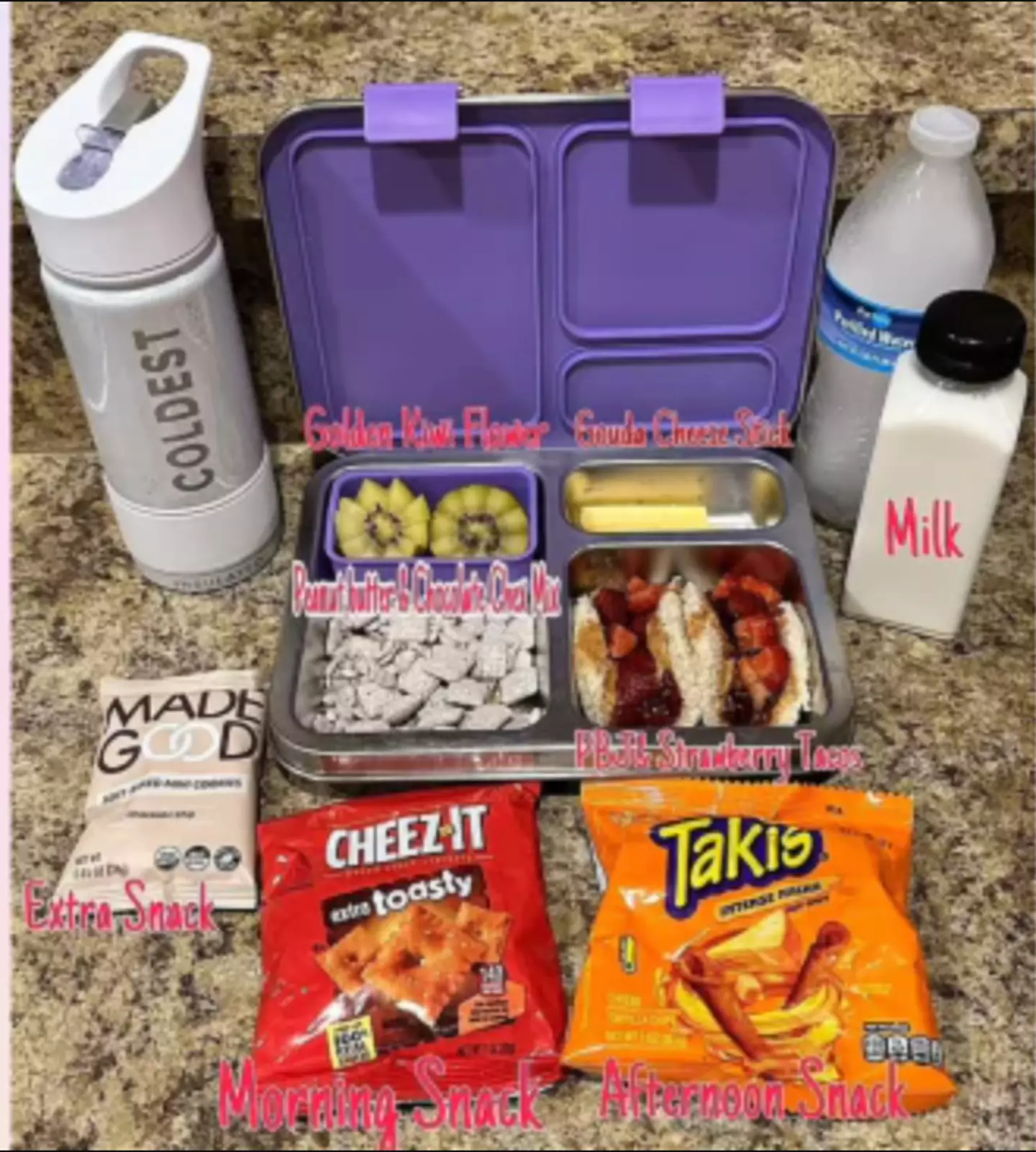 This packed lunch proved to be controversial.