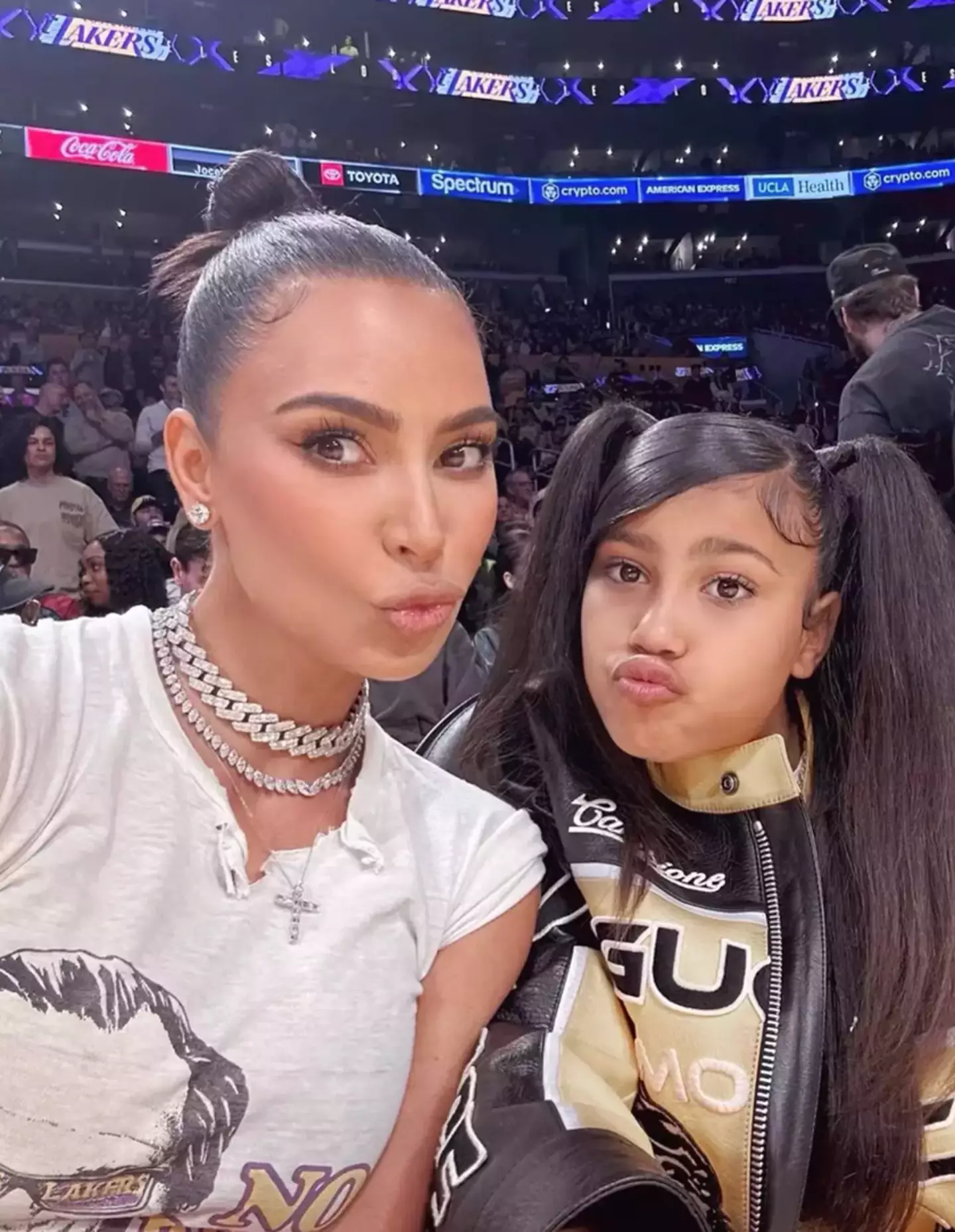 It comes after Kim said she would never 'take her daughter's creativity' away from her (Instagram/@kimkardashian)