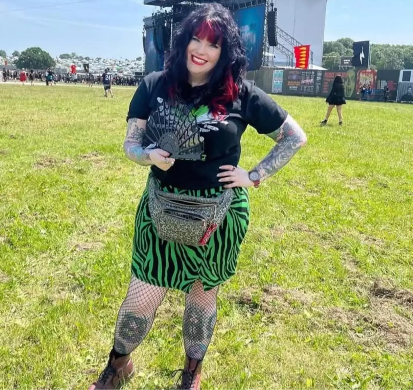 While I'm not a typically outdoorsy person, as a music journalist, I spend a lot of time in fields for festivals where ticks can be rife (Jen Thomas)