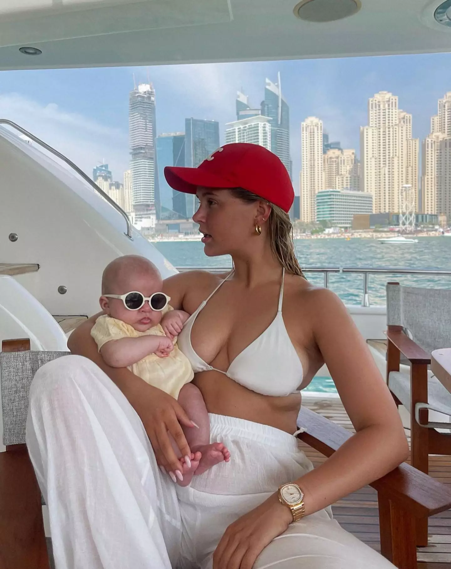 Molly-Mae Hague and her baby girl Bambi.