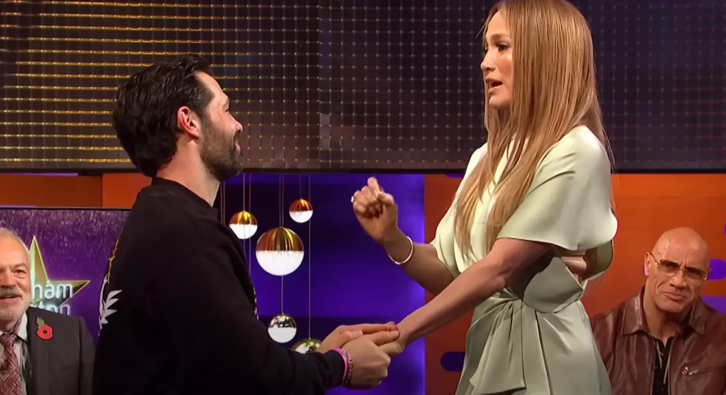 Her fan reassured her that everything was fine (BBC)