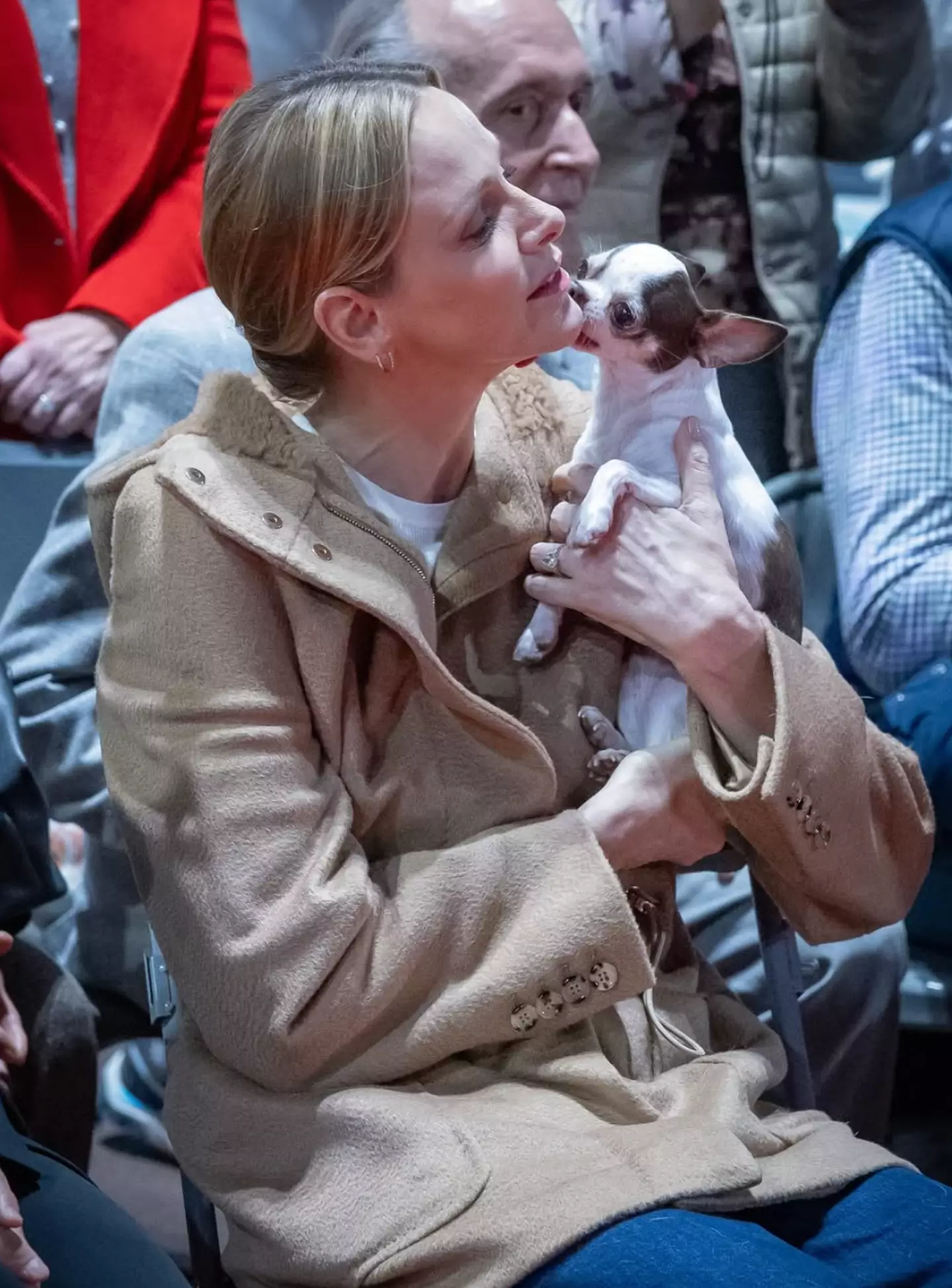 Harley the dog often enjoys outings with Princess Charlene (Instagram/@palaisprincierdemonaco)