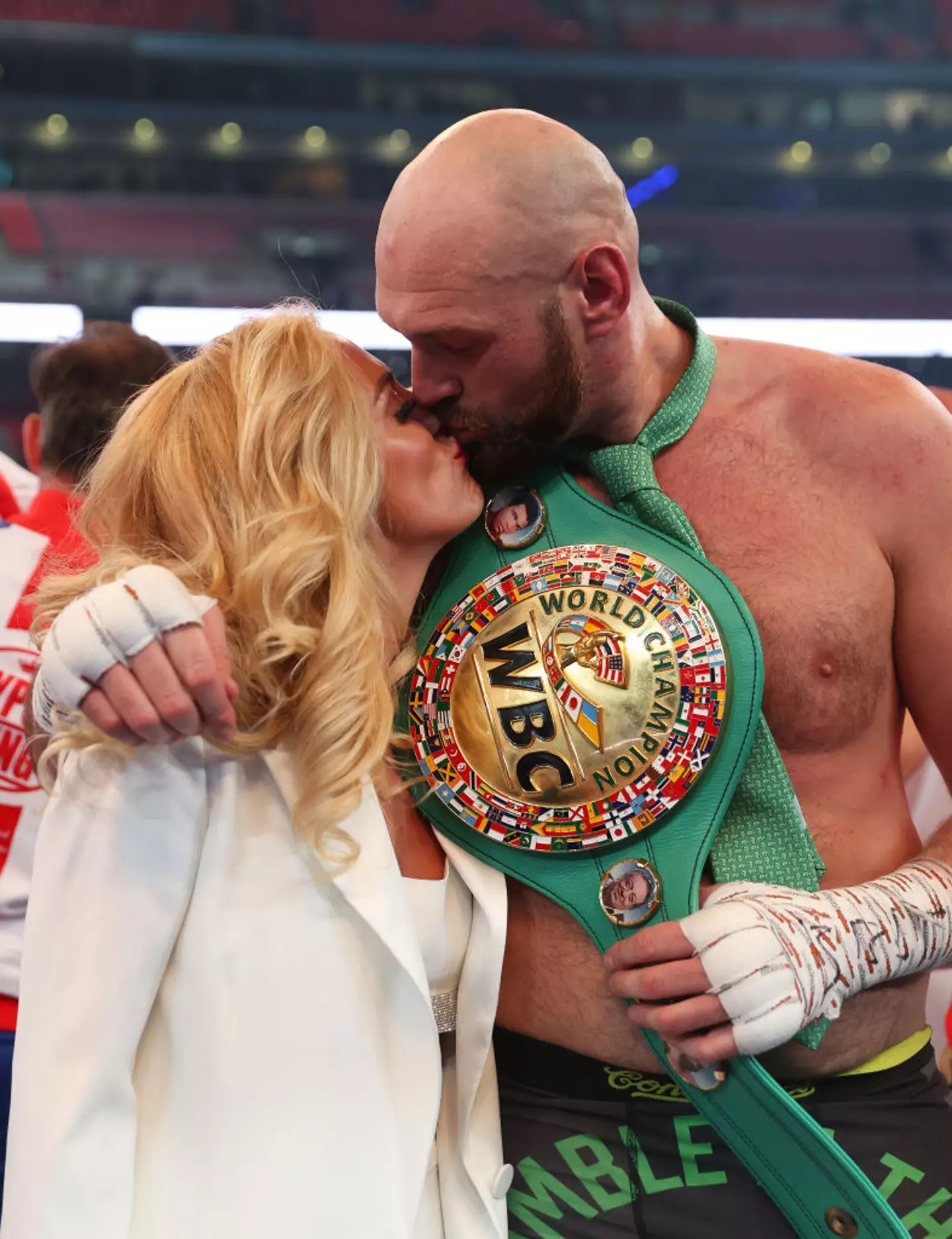 Tyson Fury and his wife, Paris, 'haven't spoken' in three months (Julian Finney / Staff / Getty Images)