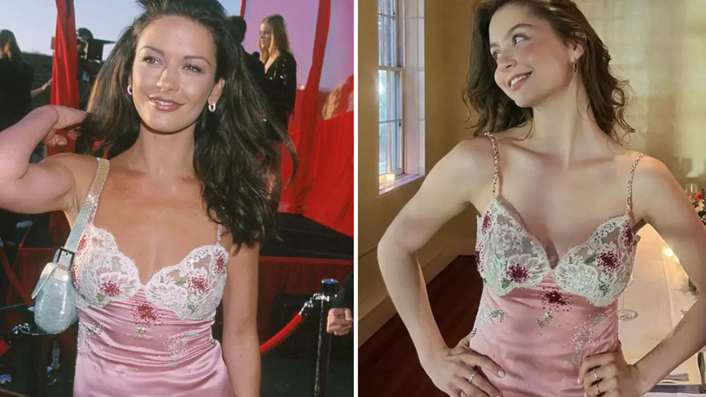 Catherine Zeta-Jones’ daughter is the spitting image of Hollywood actress as she wears mum’s iconic 1999 dress