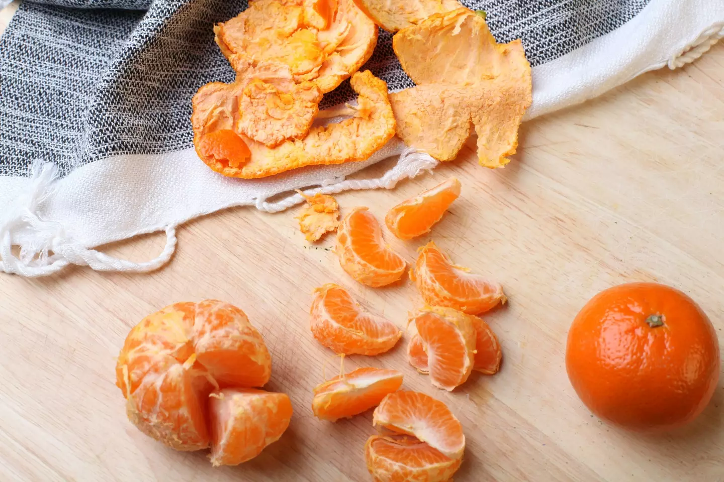 The 'orange peel theory' involves checking to see if your partner is happy to do small things to help you out i.e. peeling an orange for you.