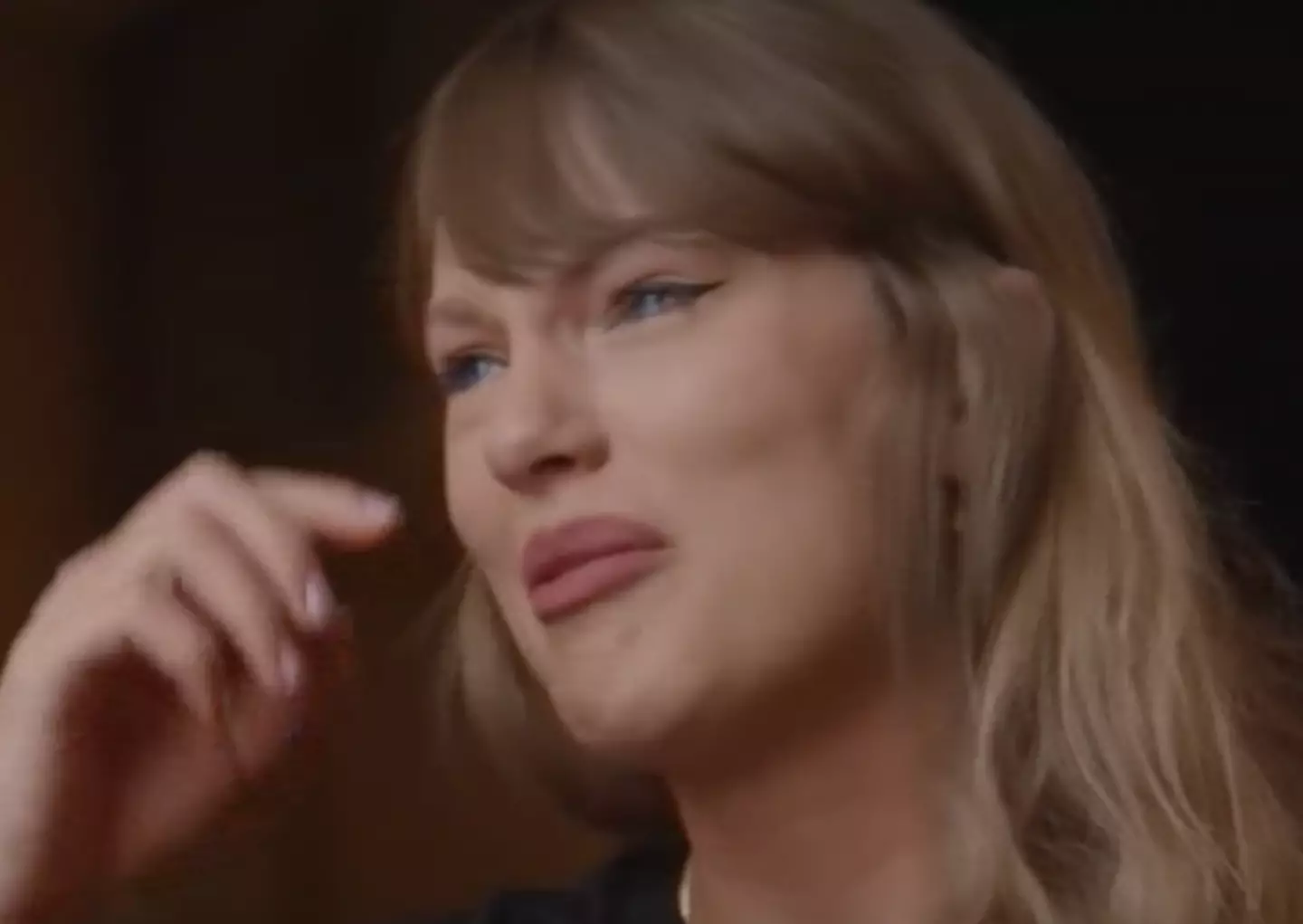 The singer became emotional discussing the incident (Disney+)