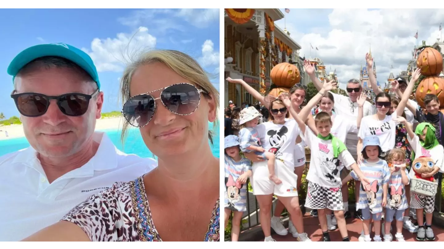 Britain's largest family, the Radfords, treat their 22 children to 17 holidays in 20 months