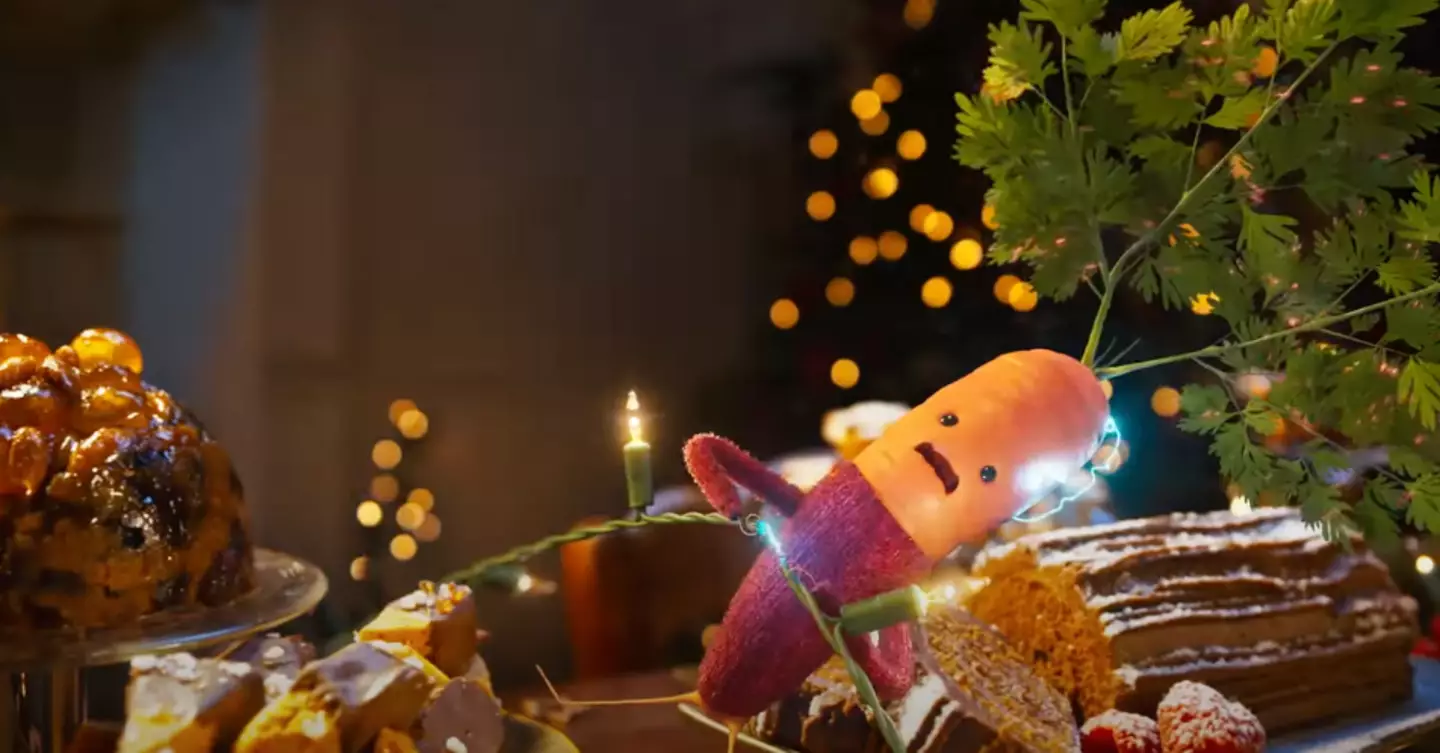Kevin the Carrot is home alone this Christmas.