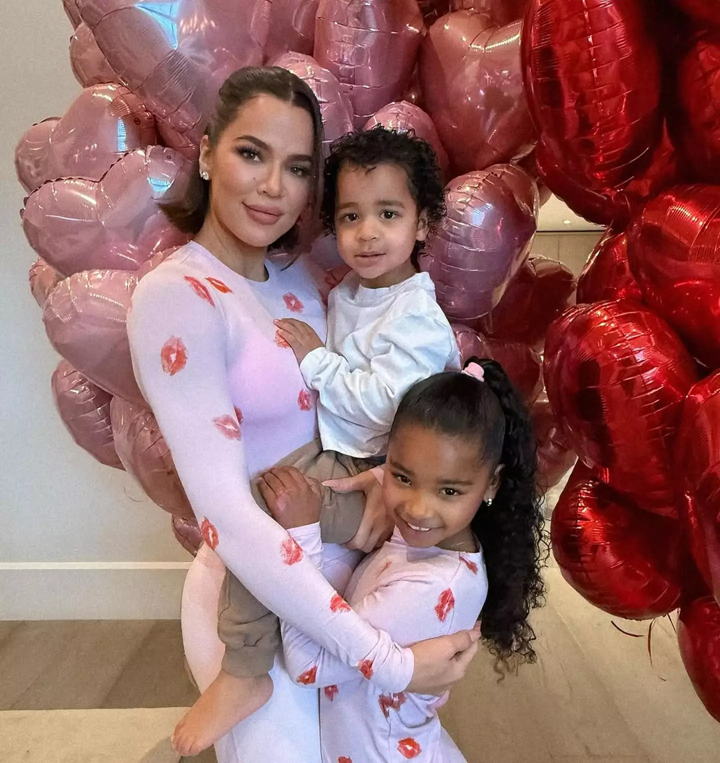 She admits that she overthinks what could happen if they were away from home (Instagram/@khloekardashian)