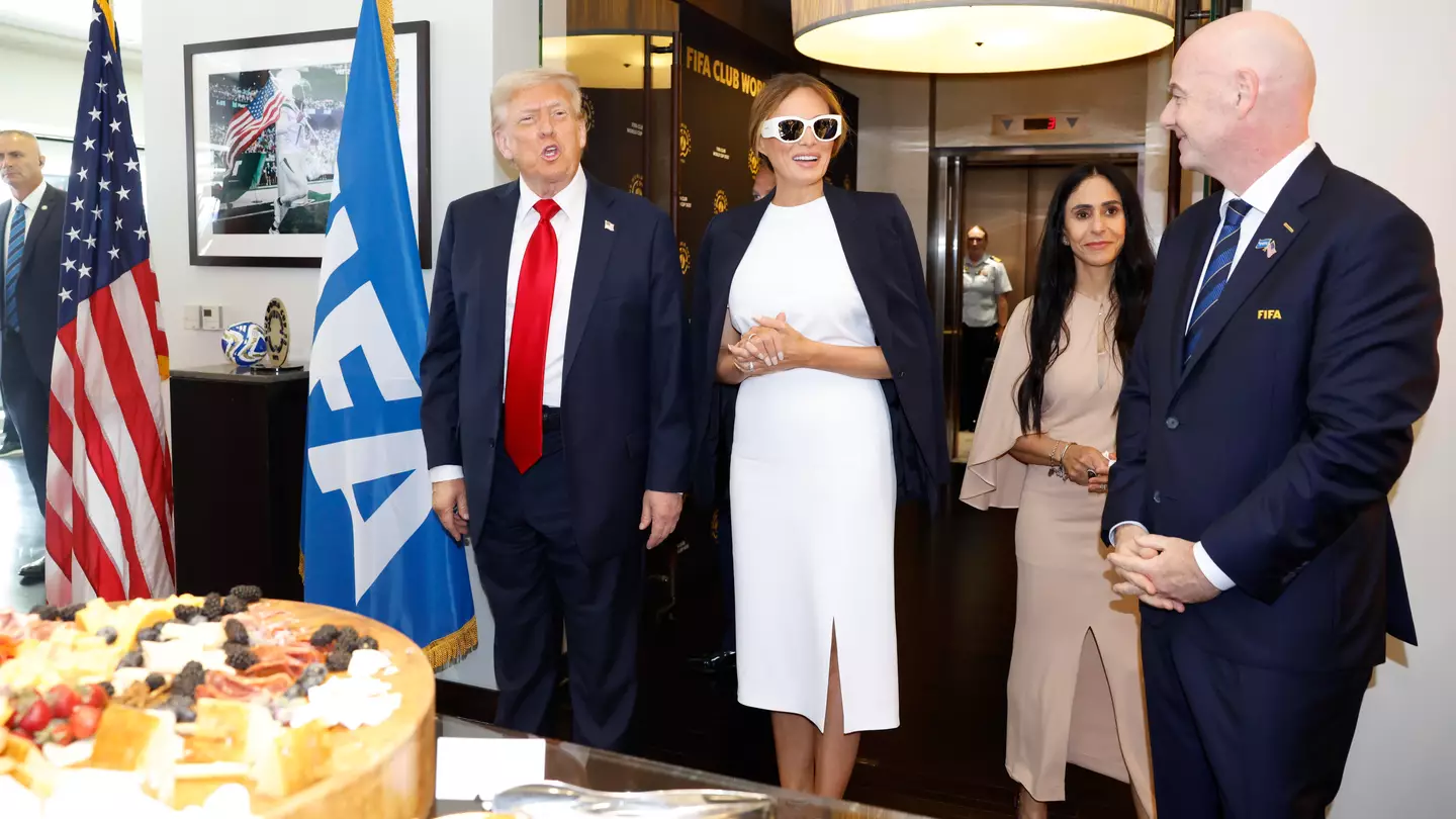 Melania Trump reignites bizarre body double theory after people spot detail during rare appearance at football game