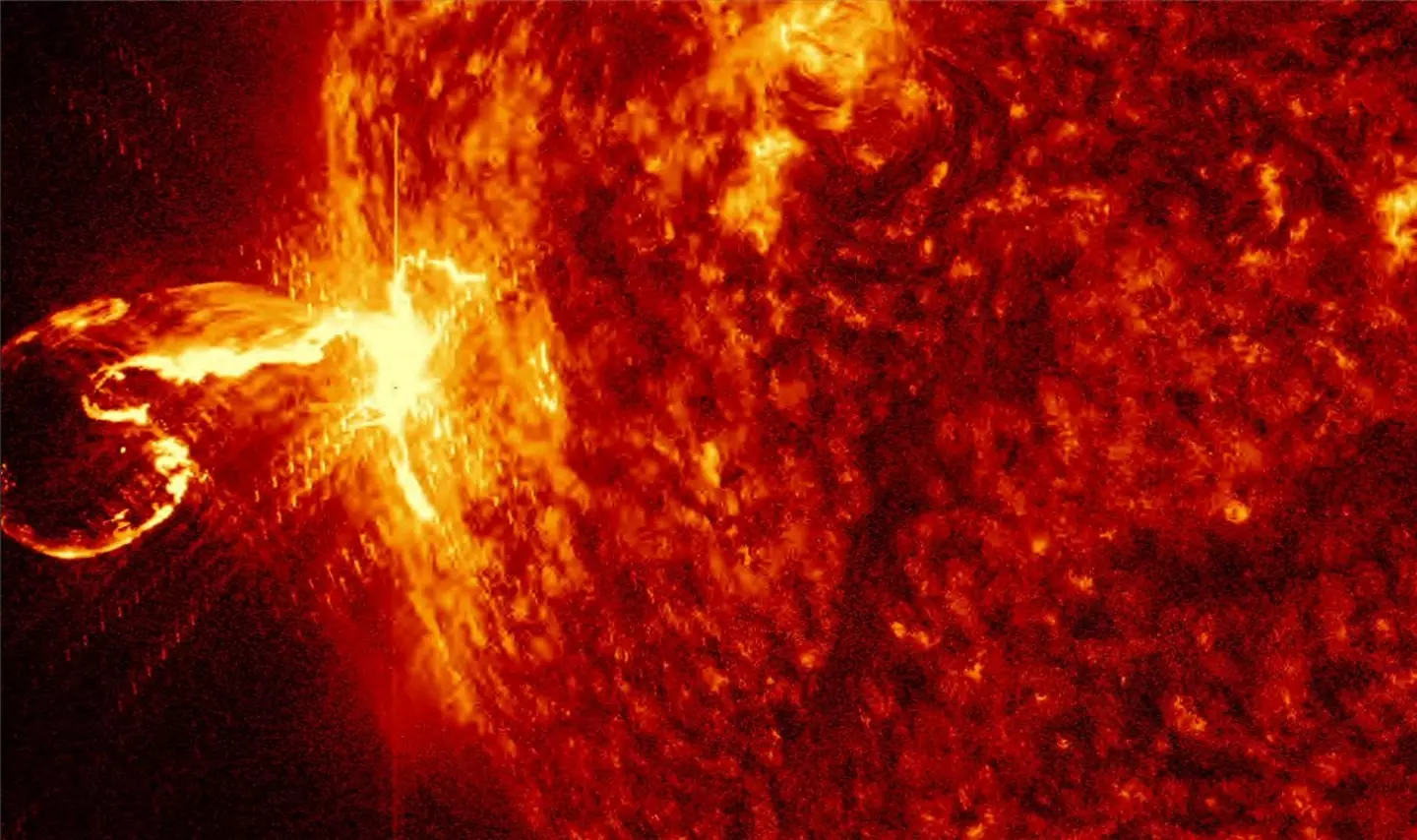 A CME took place on Friday, May 17. (NASA's Goddard Space Flight Center)
