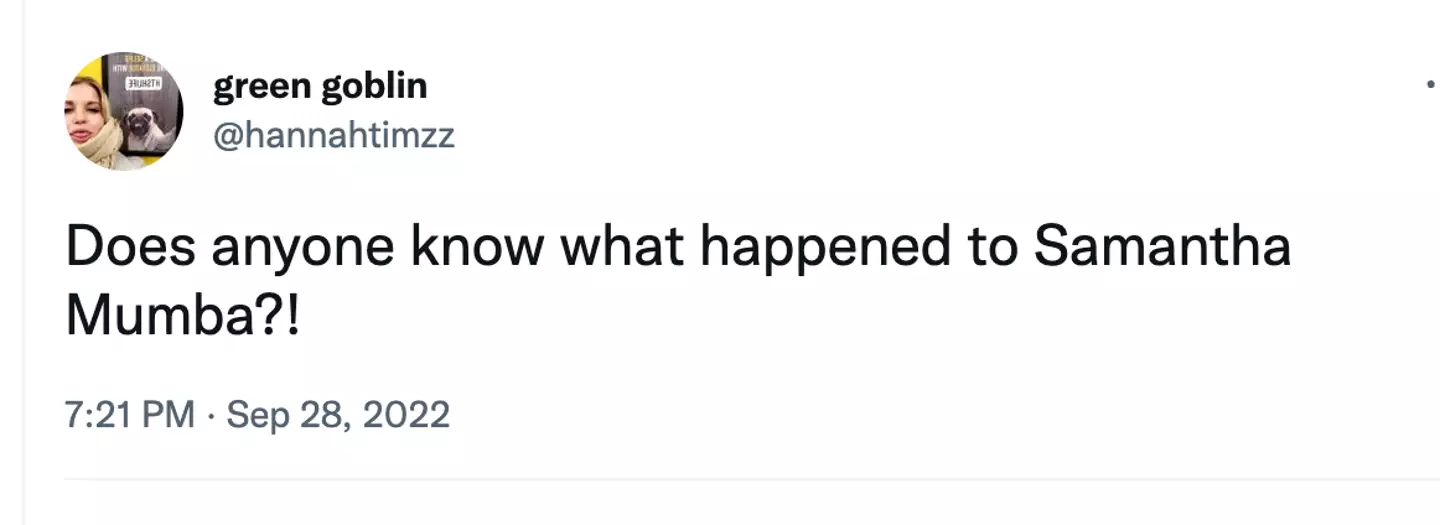 Mumba disappeared from the spotlight after the early noughties.