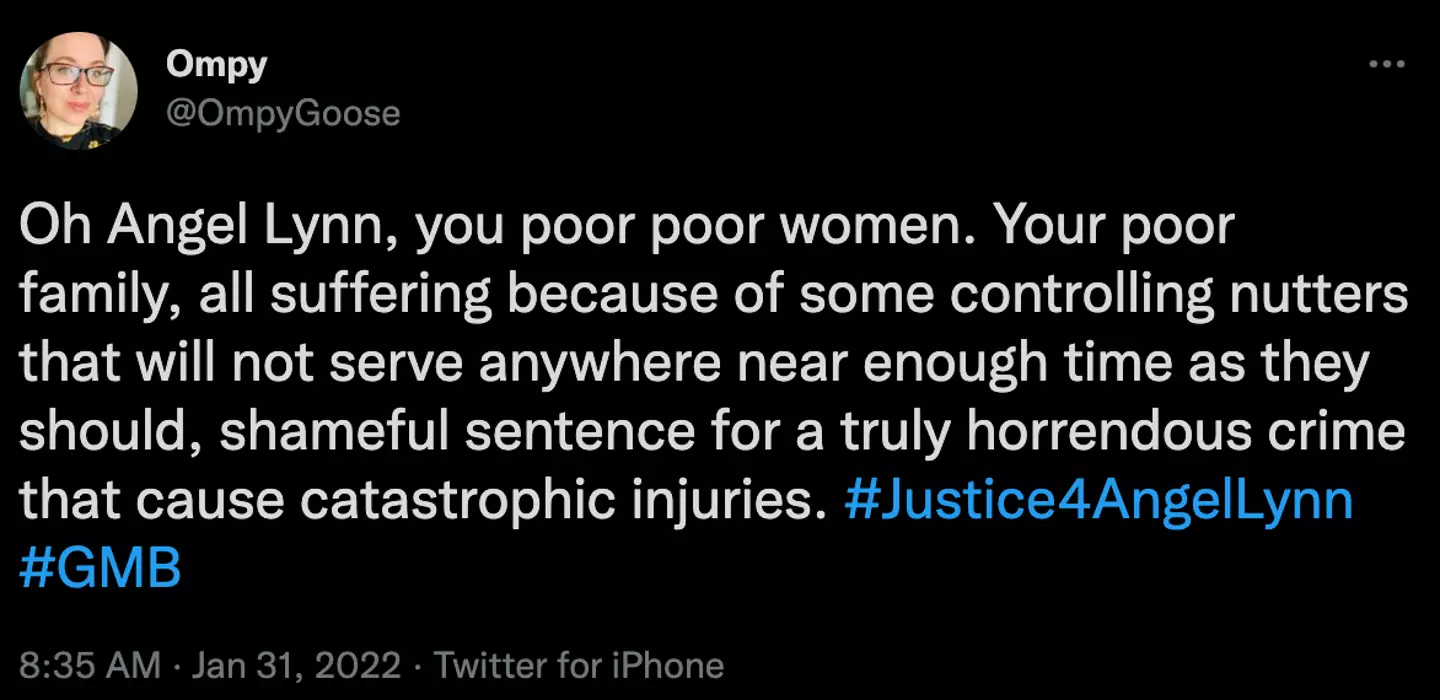 The sentence was described as 'shameful' (