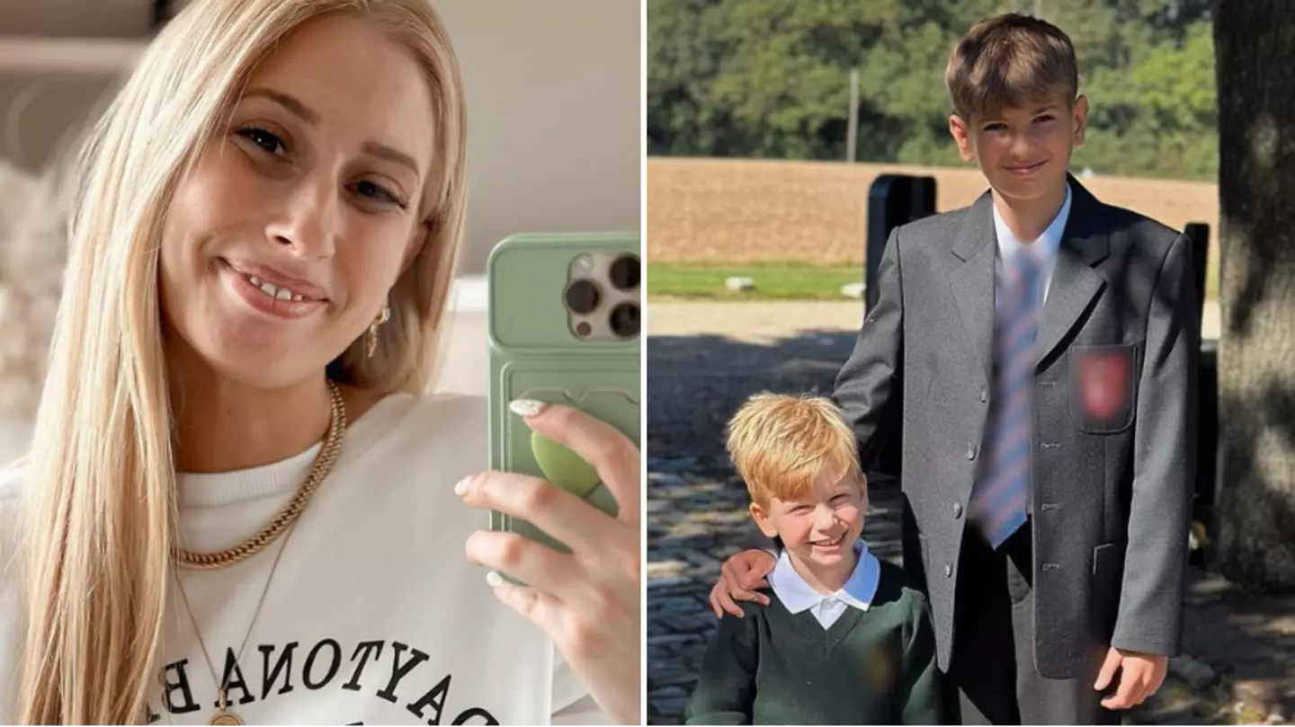 Stacey Solomon says her 'heart is aching' as her sons head off to school