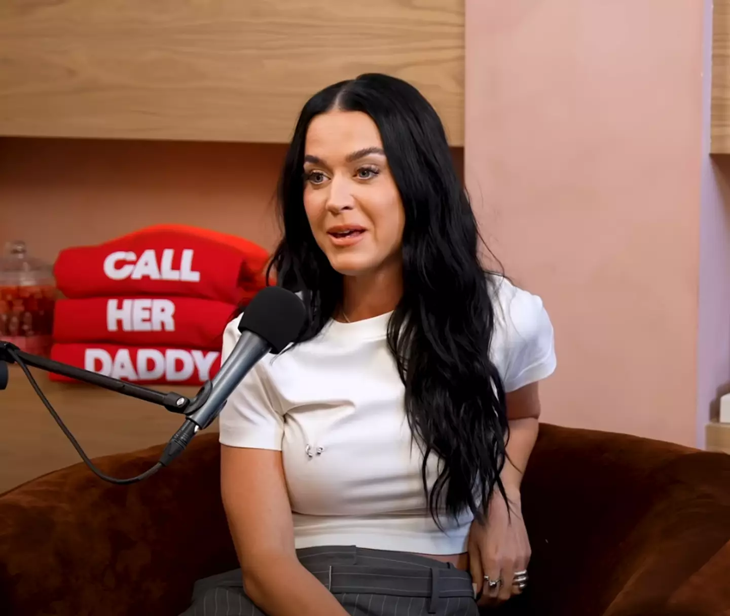 Katy revealed private relationship details on the show. (YouTube/@callherdaddy)