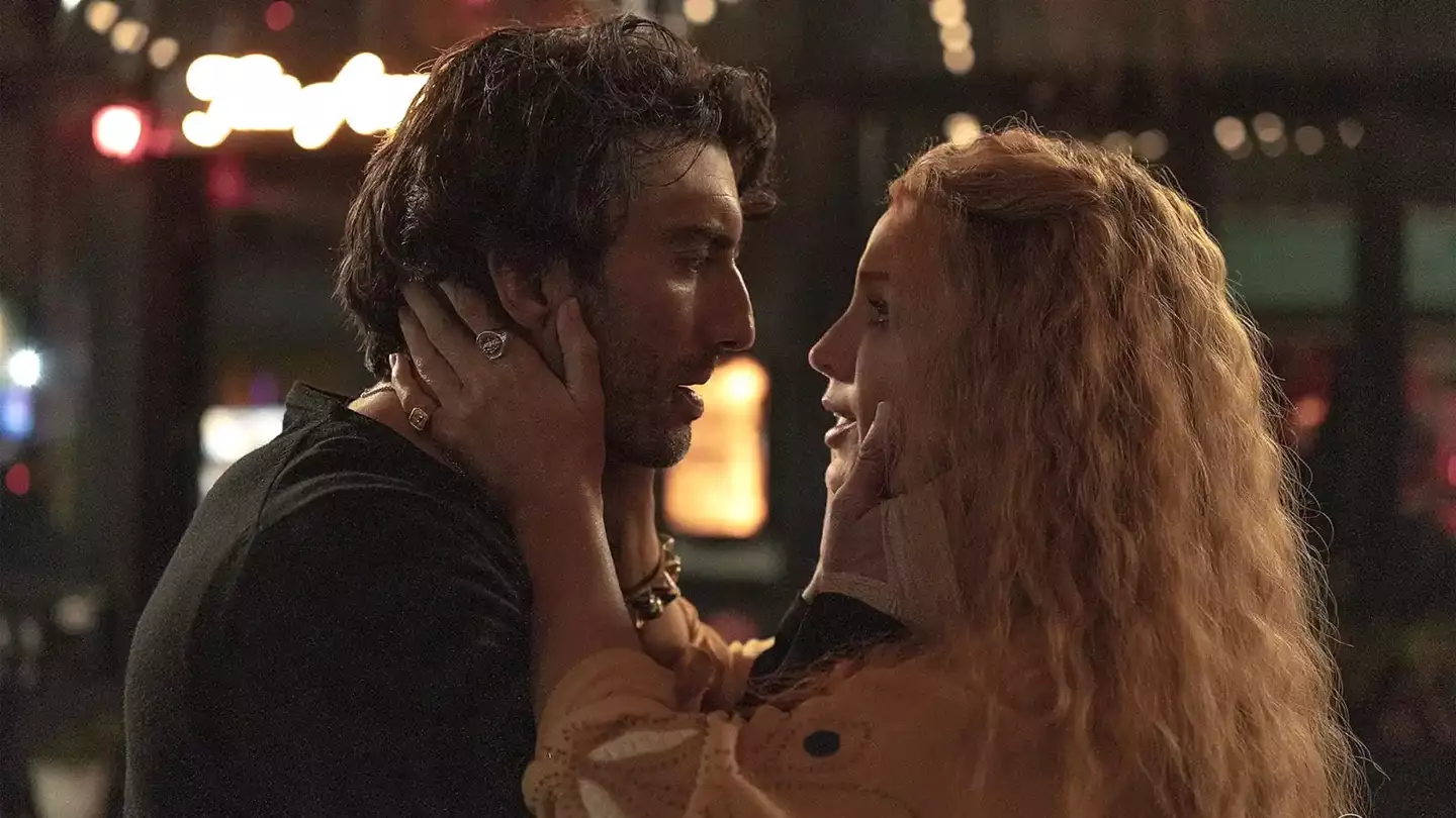 Justin Baldoni and Blake Lively in It Ends With Us which was released in August (Sony)