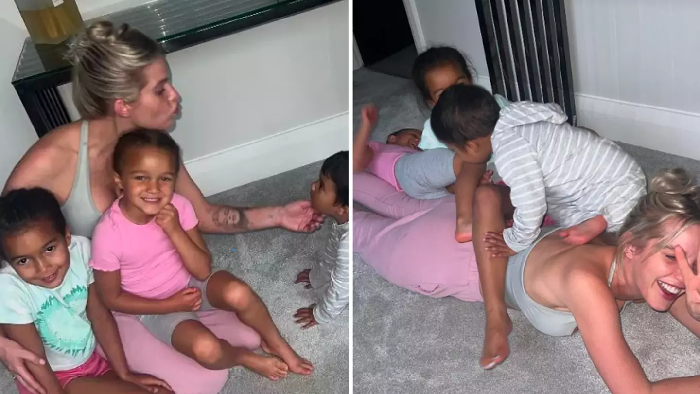 Helen Flanagan defended after trolls mum-shame her over picture with kids