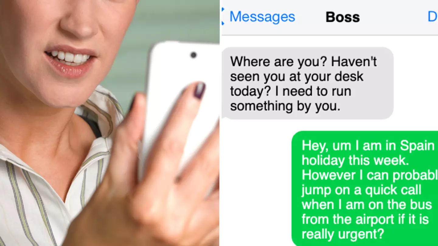 Boss causes outrage after demanding employee to 'jump on call' whilst on annual leave