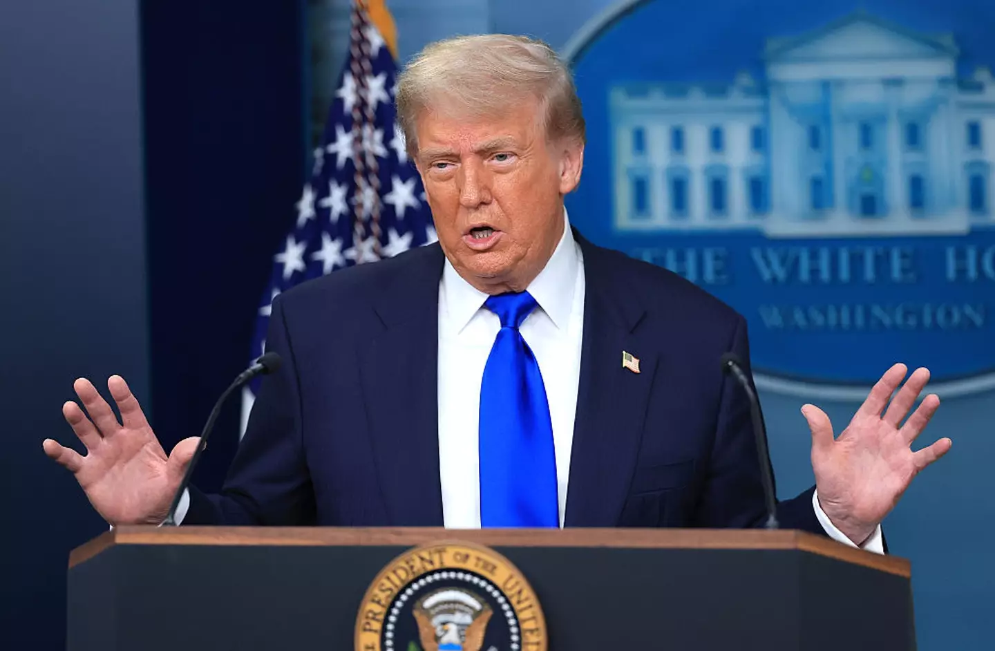 Speculation surrounding Donald Trump and Elon Musk's alleged 'break-up' doesn't seem to be dying down anytime soon... (Joe Raedle / Staff / Getty Images)