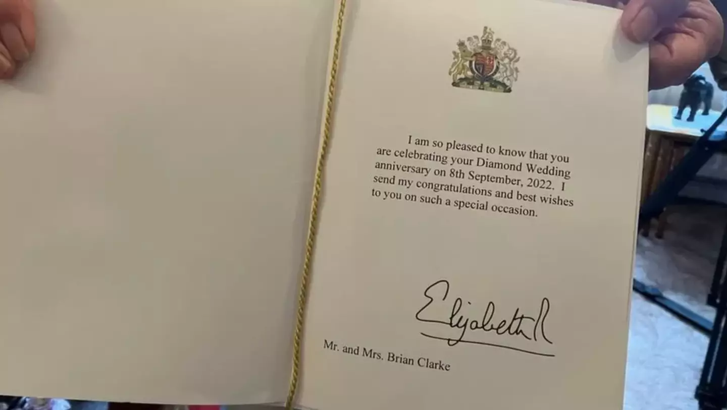 Mrs Clarke has called the letter a 'brilliant memento'.