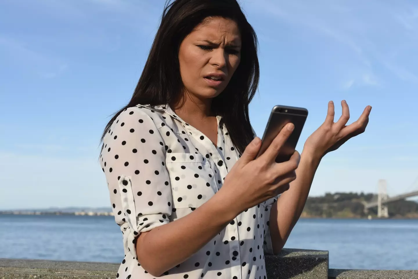 The woman was confused what the nickname meant and decided to confront her husband (stock image).