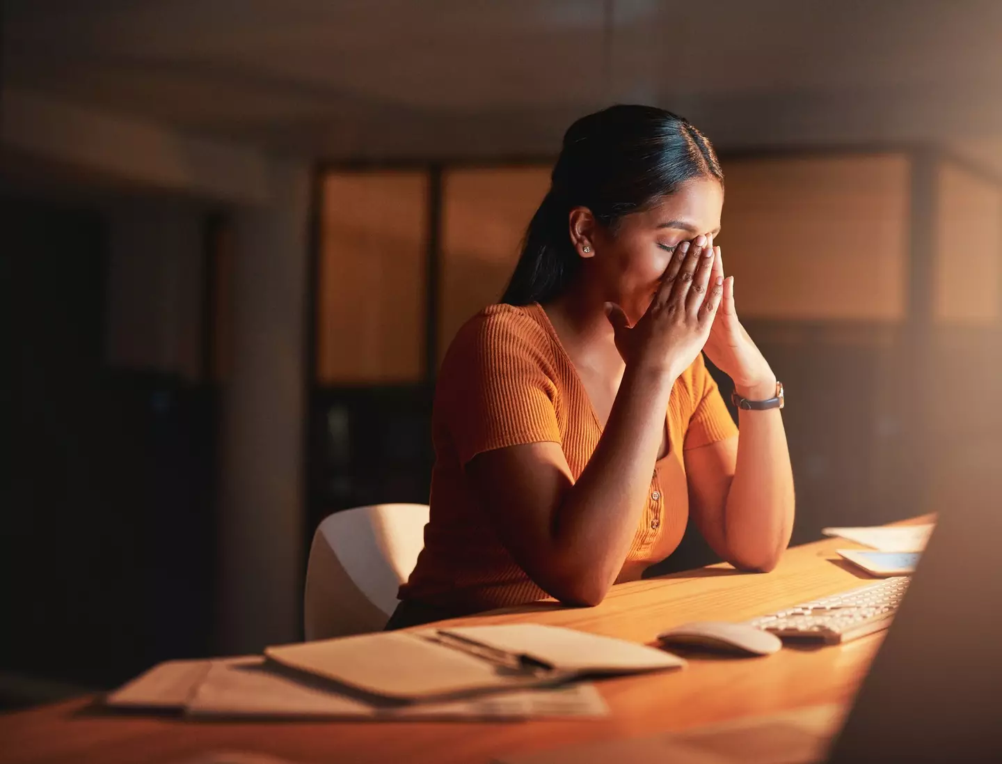 Having difficulty relaxing may be an indicator of trauma (Getty Stock Image)