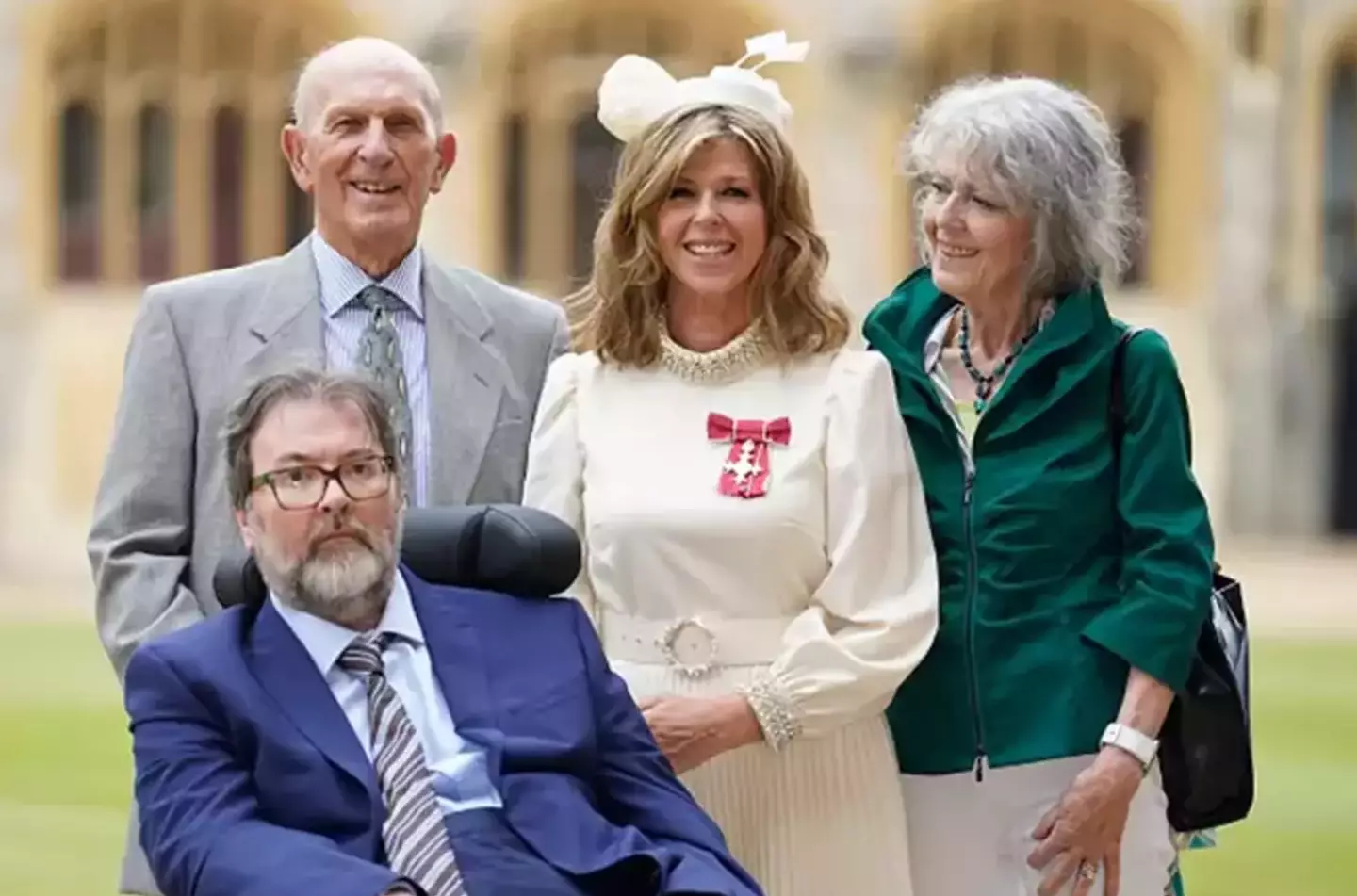 Derek was able to join his wife on her special day.