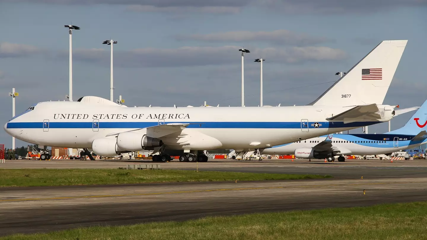 Trump’s ‘Doomsday Plane’ spotted for first time in a while sparking major concern