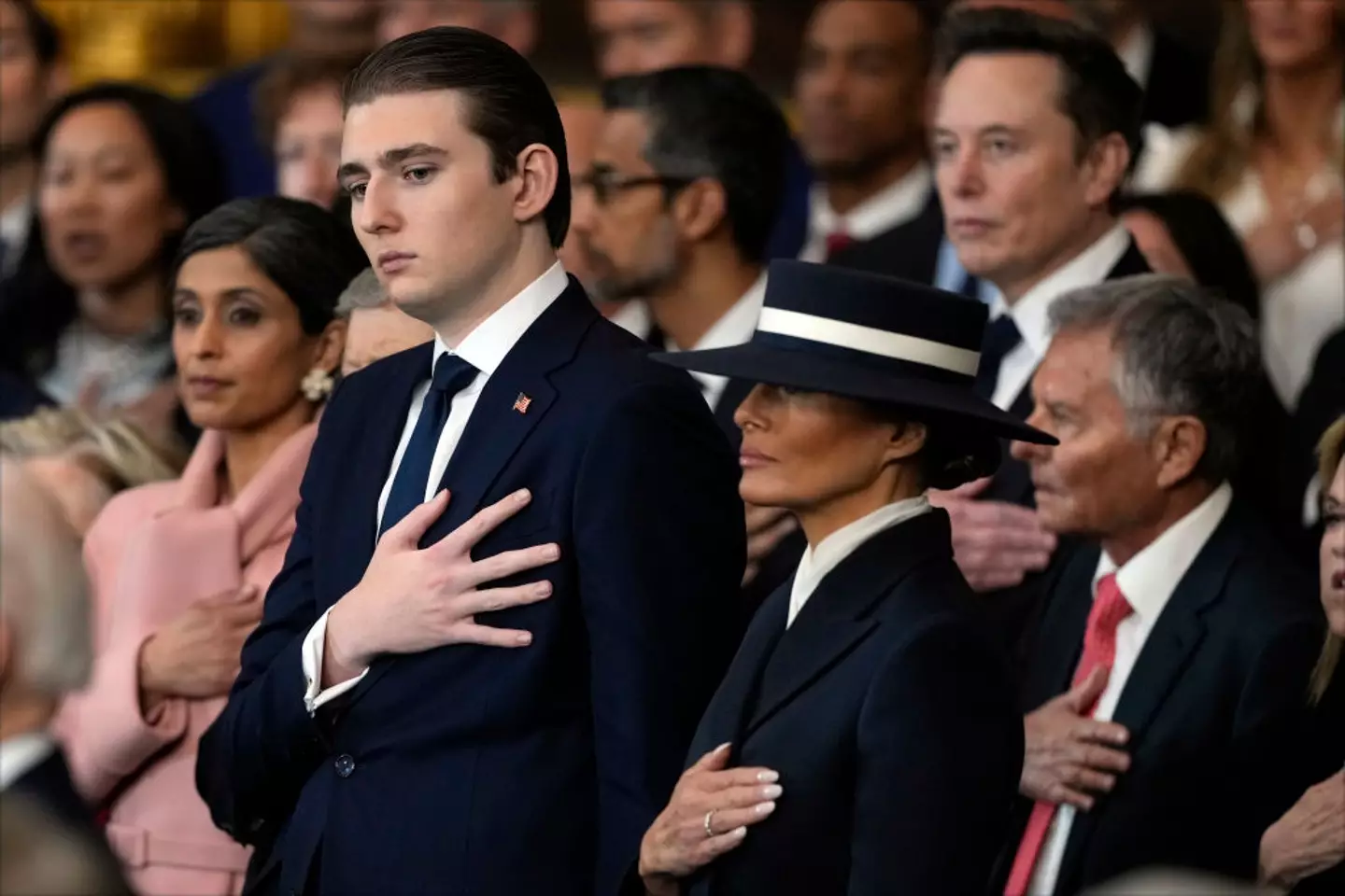 Barron Trump's tailor, Nathan Pearce, opened up about their relationship (Pool / Pool / Getty Images)