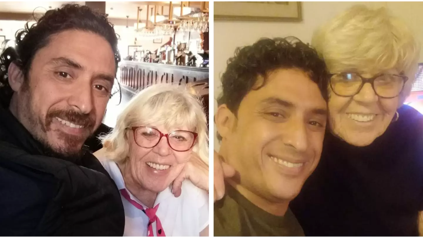 Egyptian toyboy breaks silence after splitting from wife 46 years his senior