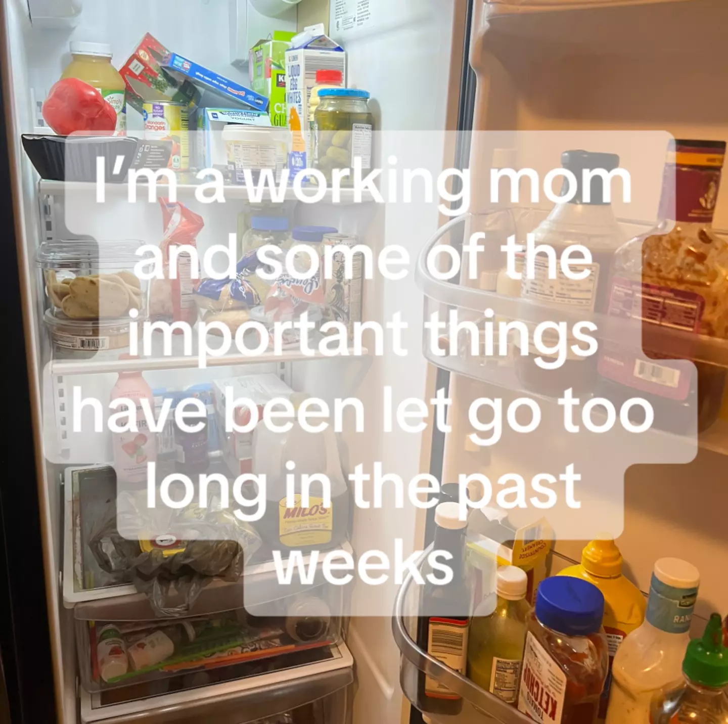 The mum explained she struggles to get things done.