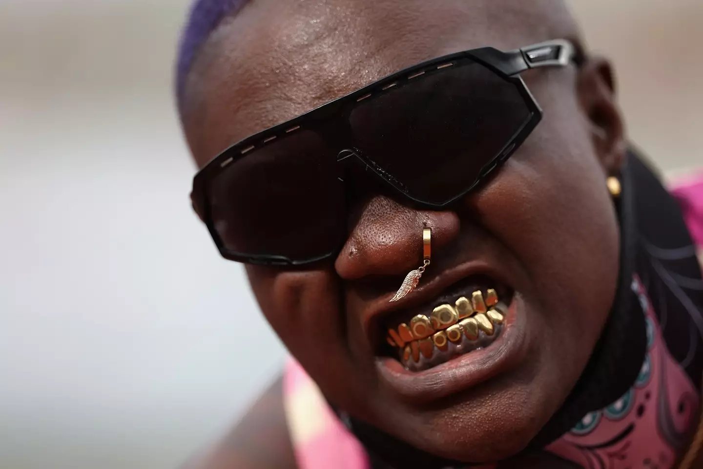 They also have a distinctive nose ring. (Christian Petersen/Getty Images)