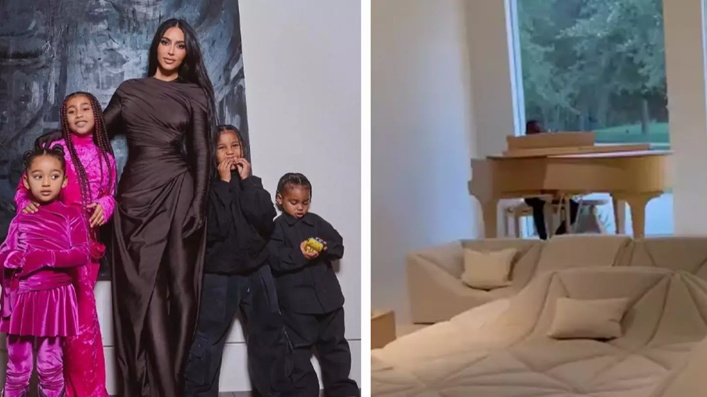 Kim Kardashian called out for hiring a pianist to wake her children up every morning in December