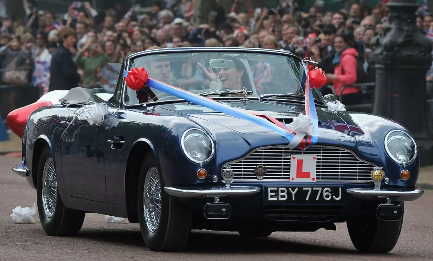 Prince William drove the Aston Martin car with the handbrake still on (Pascal Le Segretain / Staff/ Getty Stock)