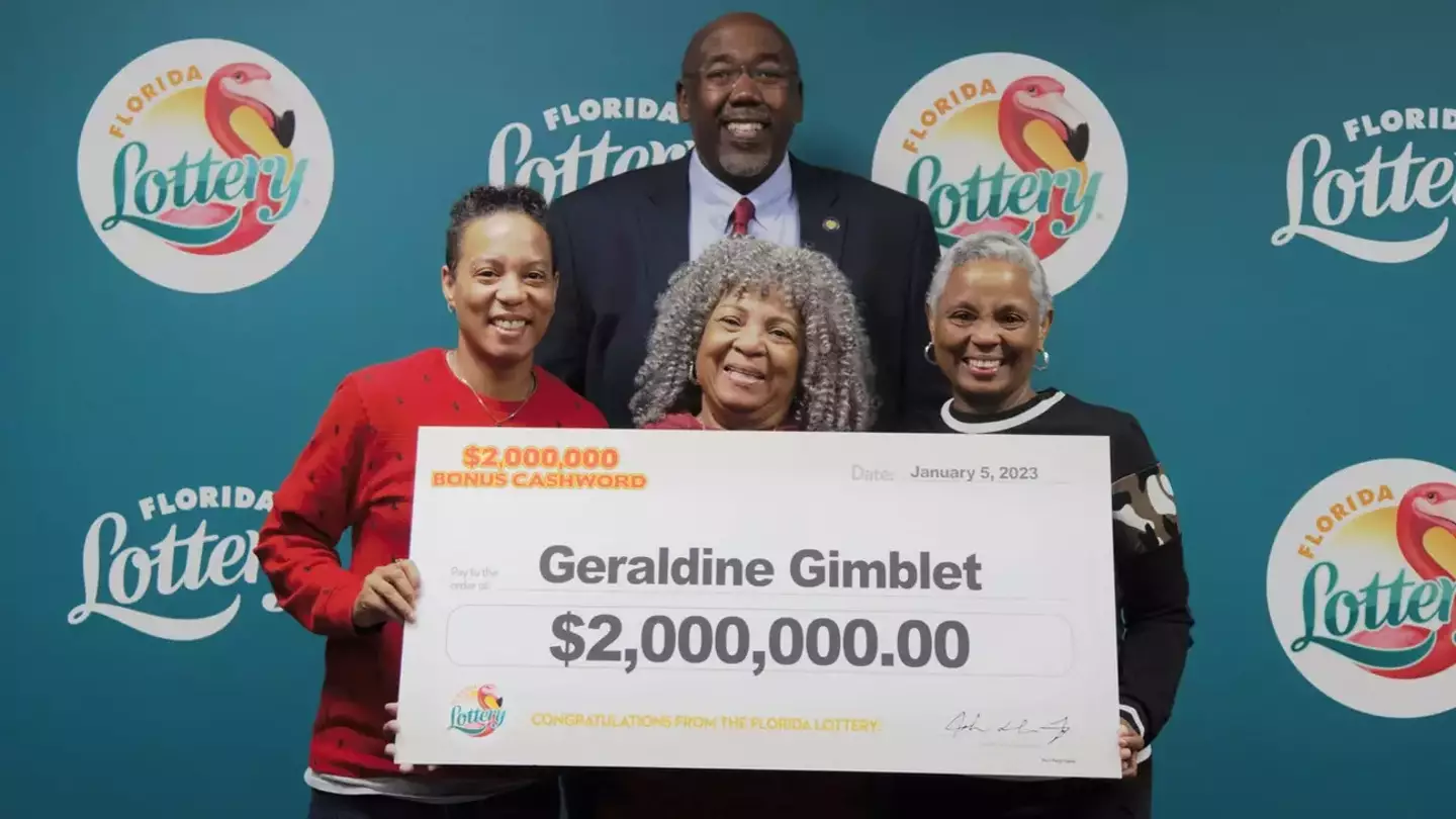 Gimblet landed a $2 million jackpot.