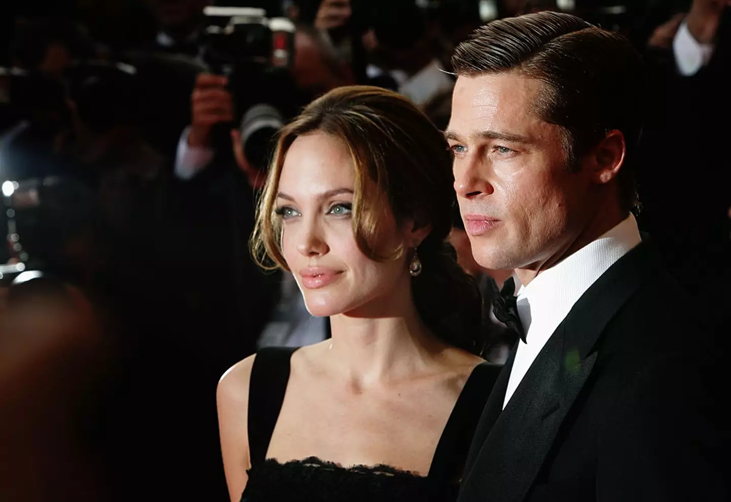 There was speculation that Pitt left Aniston for his Mr and Mrs Smith co-star Angelina Jolie (Gareth Cattermole/Getty Images)