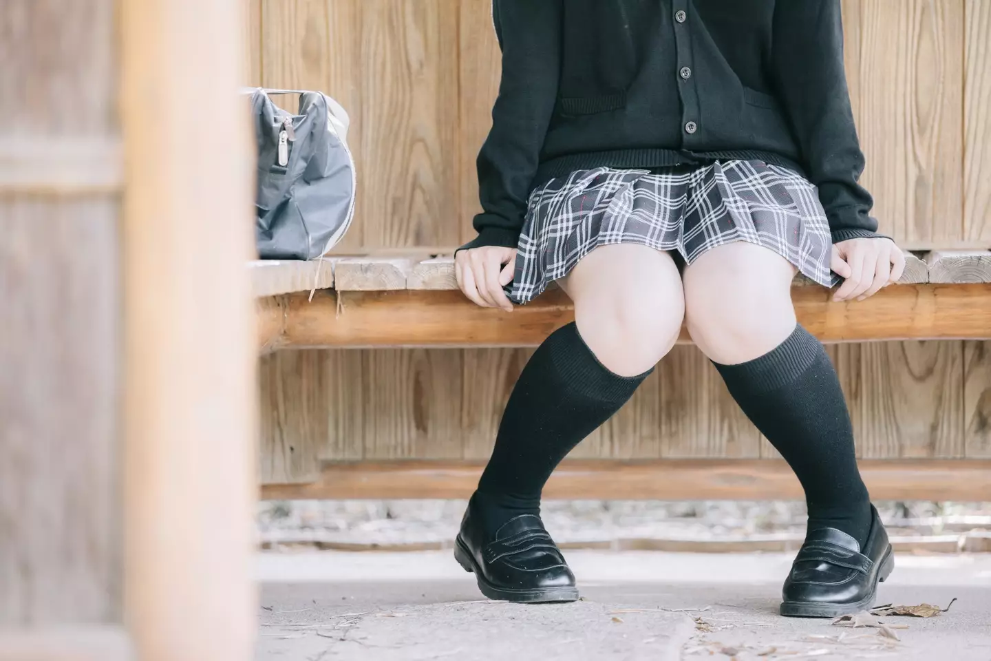 School girls were told their skirt length was to blame for up-skirting (