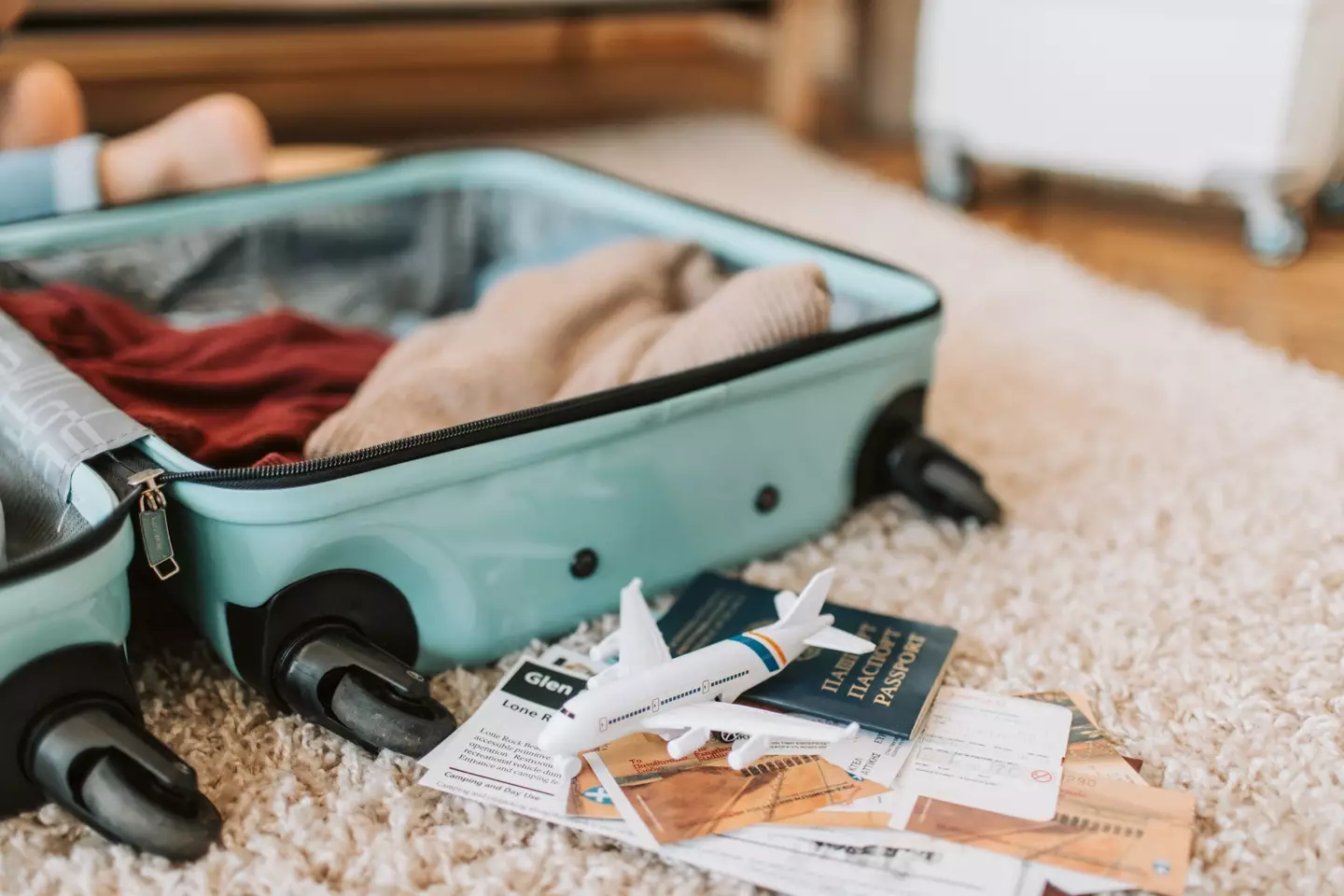 The mum is torn over whether or not to leave her son at home while she goes on holiday.