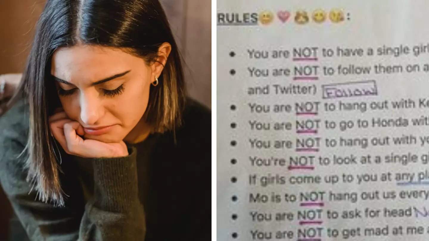 People stunned after controlling woman shares 22 things her boyfriend is banned from doing