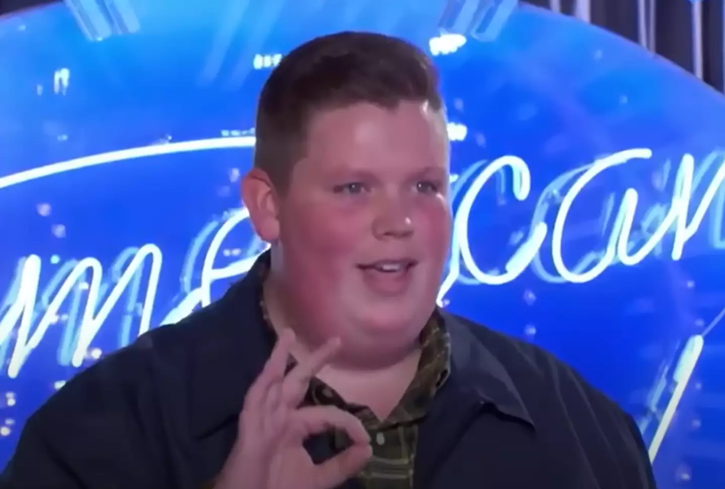 Noah Davis left Katy Perry momentarily speechless (American Idol)