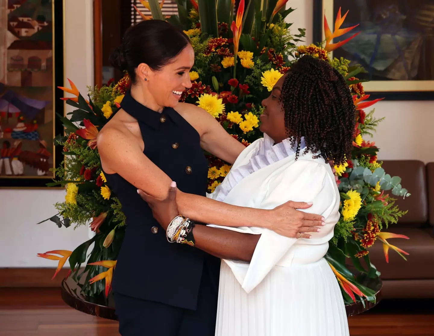 Meghan was invited to Colombia by Francia Márquez, the vice-president. (Eric Charbonneau for Archewell via Getty Images)