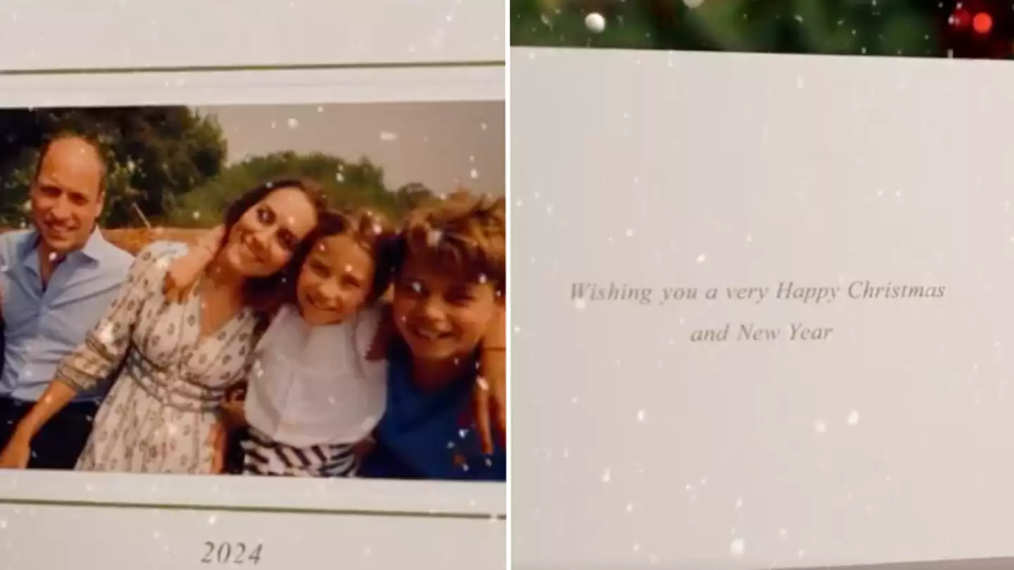 Kate Middleton and Prince William fans notice powerful detail in Christmas card after its release