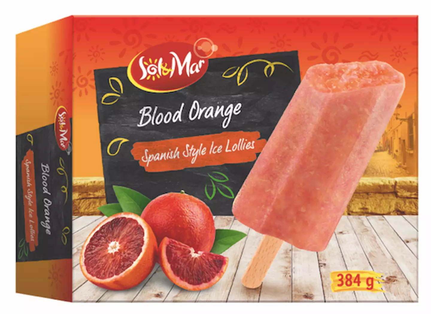There's a tasty blood orange flavour, too (